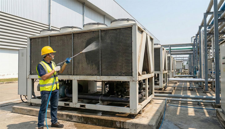 บริการ ล้างทำความสะอาด Chiller