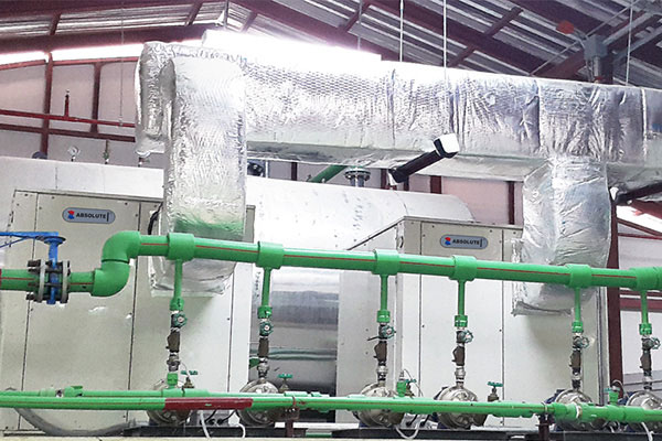 ระบบทำน้ำเย็นและลมเย็นจาก Heat Pump