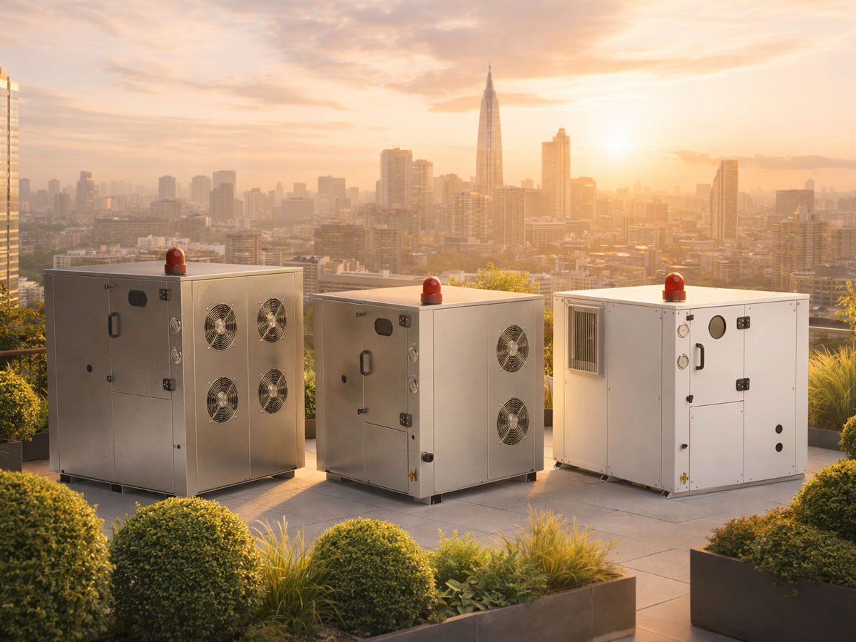 เครื่องทำน้ำร้อน ABSOLUTE Heat Pump สำหรับอาคาร